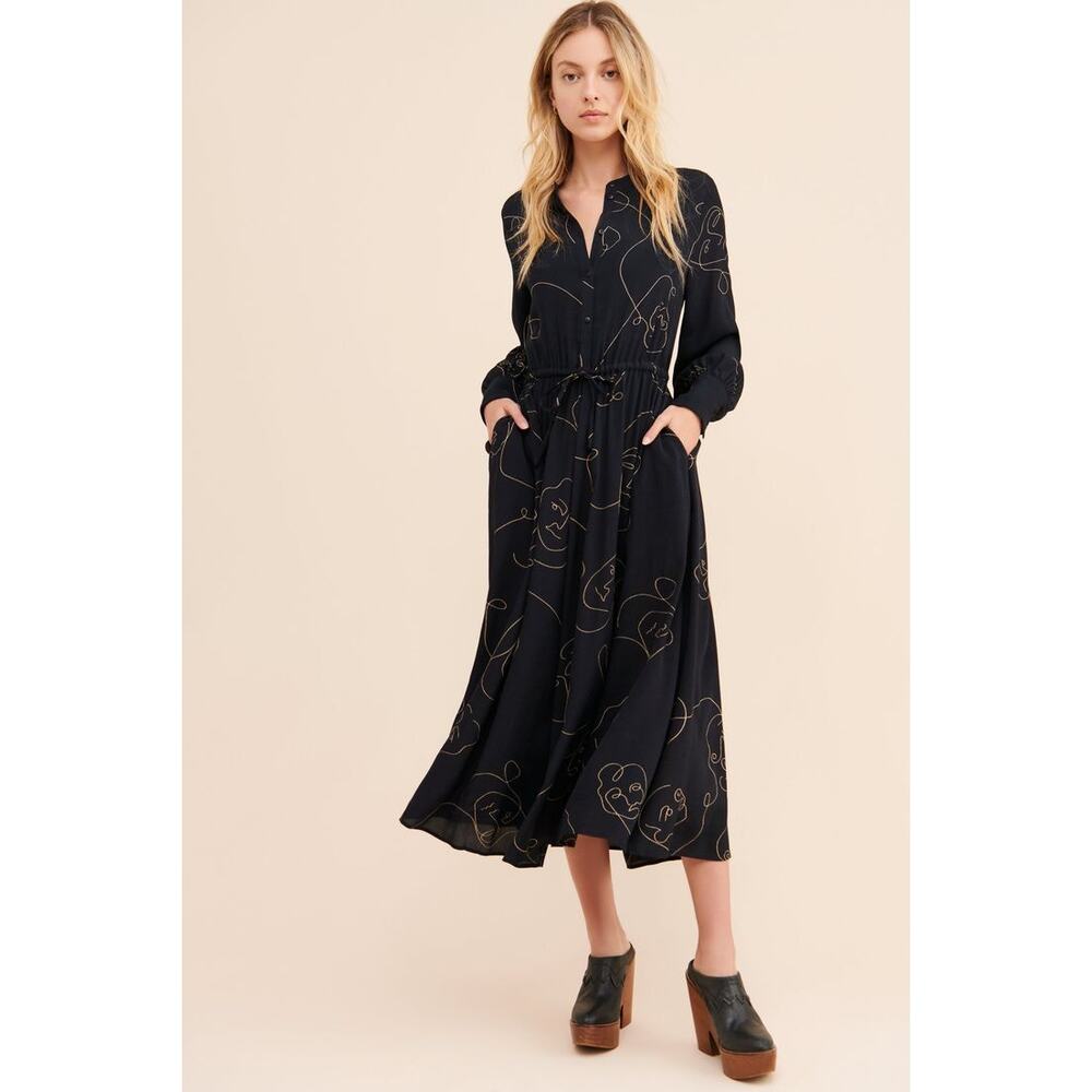 JUST FEMALE Quinn Dress Sz L